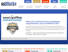 Tablet Screenshot of pcworksplus.com